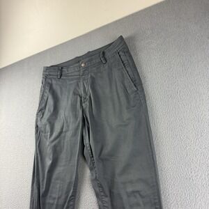 Bird Dogs Pants Men's 32x29 Gray Unlined Performance Stretch Chino Casual